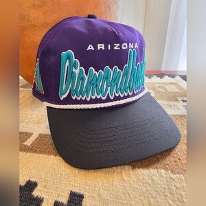 Arizona Diamondbacks '47 Brand Embroidered Script Rope Snapback Hat Cap NEW
